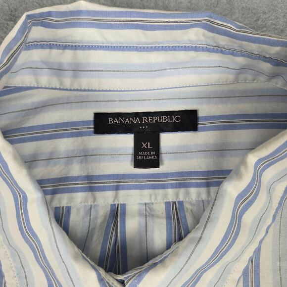 Banana Republic Shirt Mens Size XL Long Sleeve Button Down (3/4 sleeves) - Picture 8 of 13